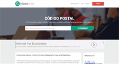 Desktop Screenshot of codigopostal.ciberforma.pt